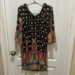Bohemian Black and Pink Women's